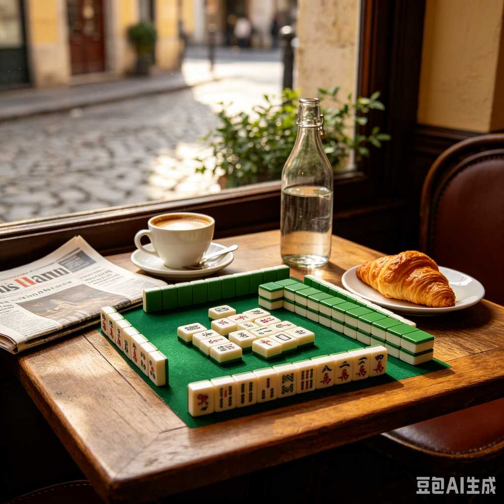 saturated color mahjong set print